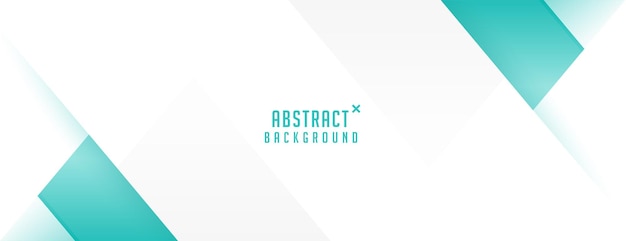 Free vector clean white abstract background with geometric shapes design vector