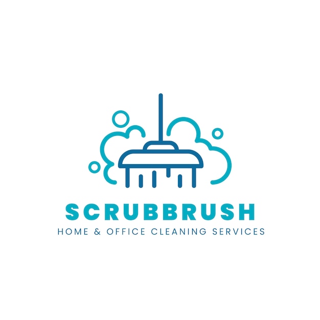 Free vector cleaning service logo template