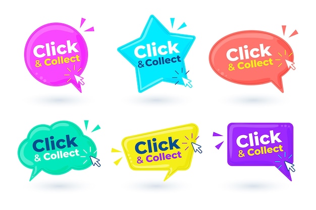 Click and collect button collection