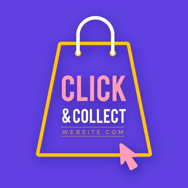 Click and collect with arrow