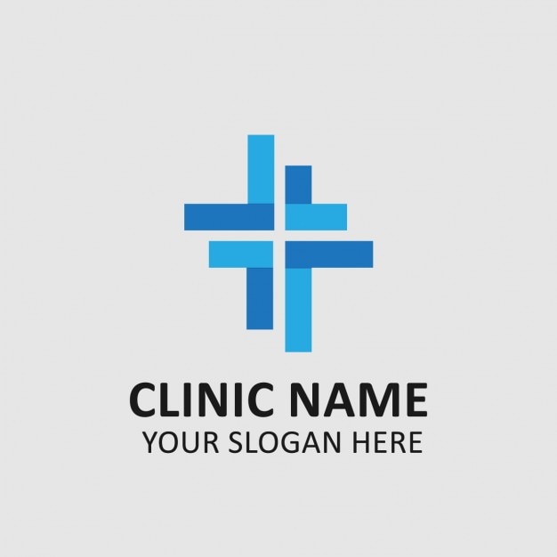Клиника Шаблон логотипа