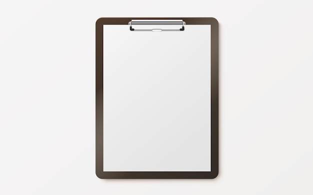 免费矢量剪贴板通信白色纸剪贴板业务纸矢量插图