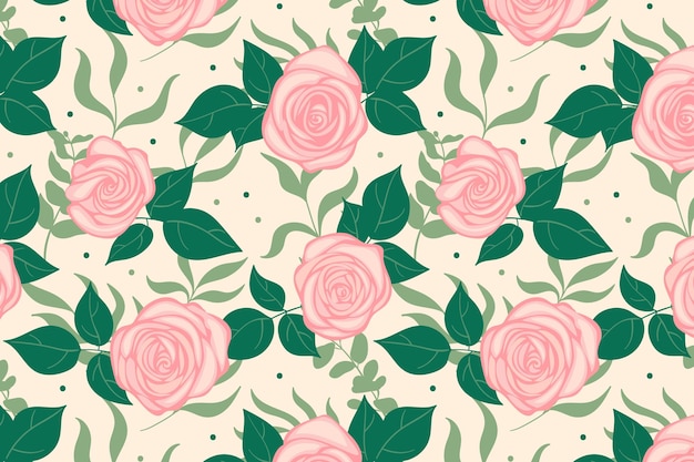 Clolorful floral pattern