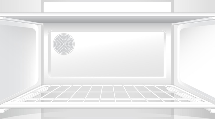 Free Vector close up an inside the refrigerator