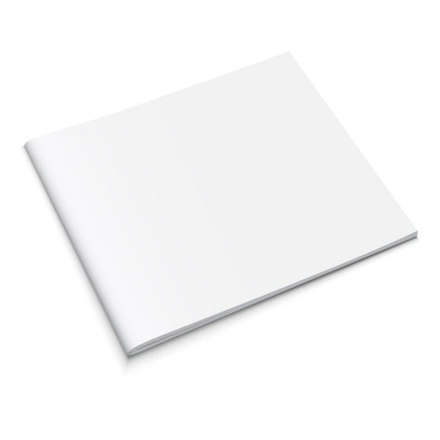 Free Vector closed book mock up