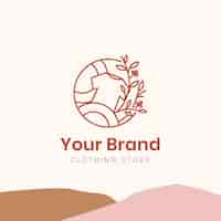 Free vector clothing logo template