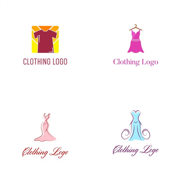 Download Free Clothing Logo Vector Design Template Premium Vector Use our free logo maker to create a logo and build your brand. Put your logo on business cards, promotional products, or your website for brand visibility.