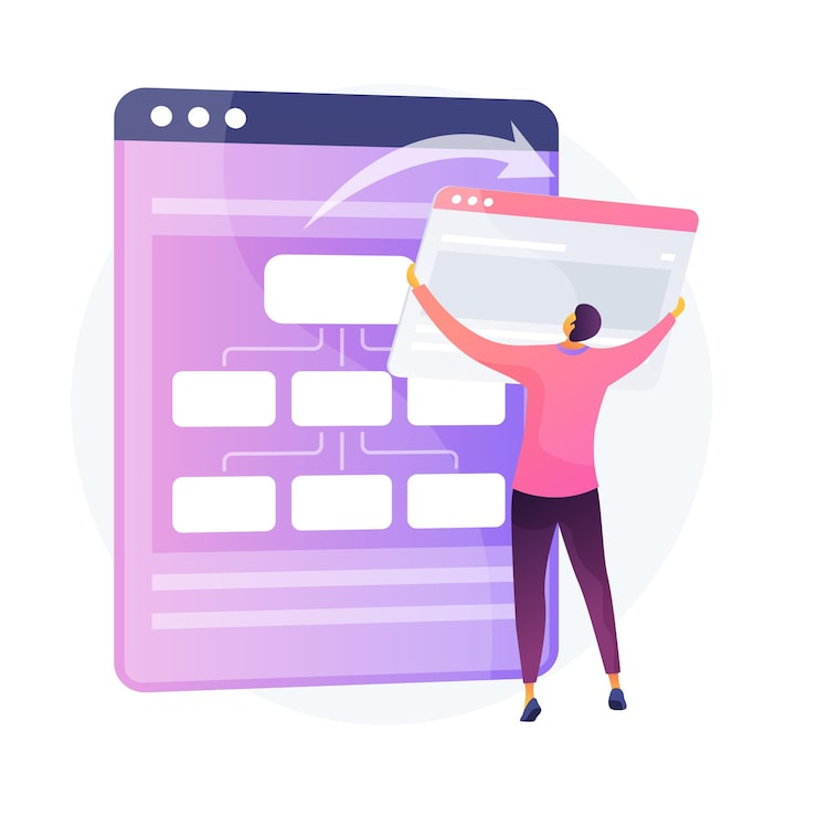 Free Vector cloud computing service, web hosting. synchronised information, online storage, backup technology. internet server. cloud data center design element.