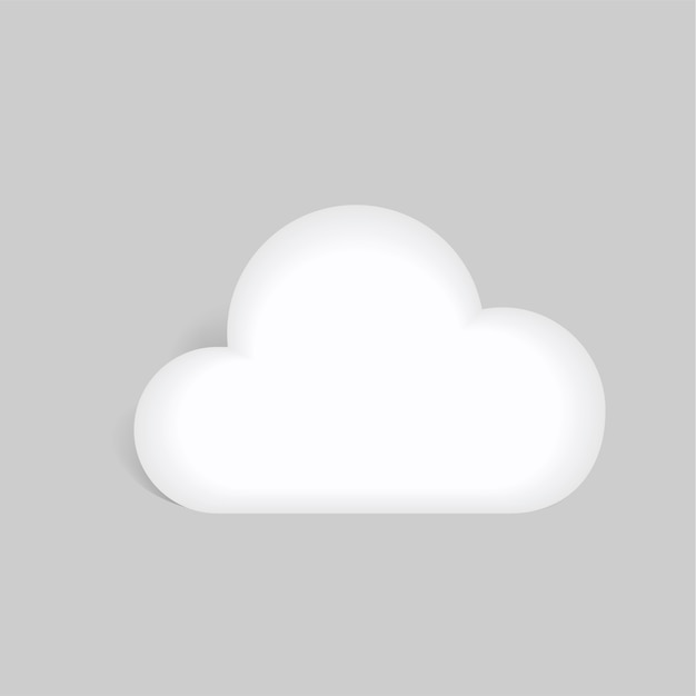 Бесплатное векторное изображение Облако