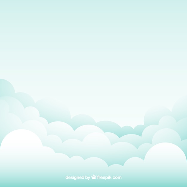 Free vector clouds background