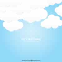 Free vector cloudy sky