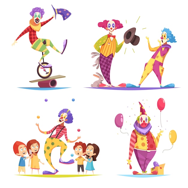 Clowns character set
