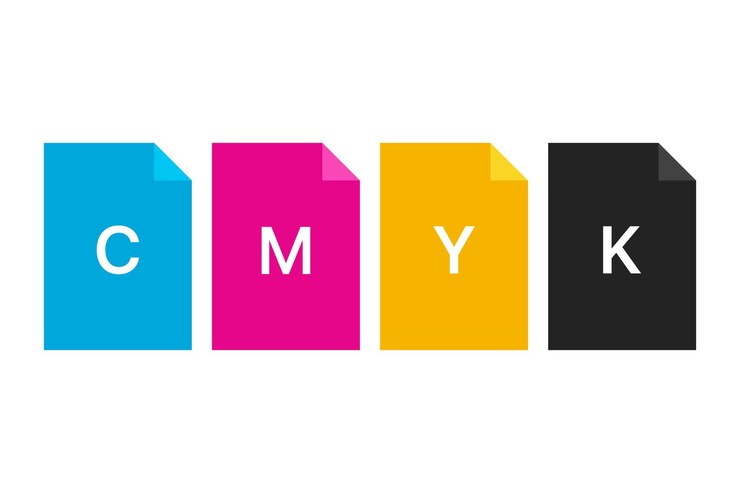 Free Vector cmyk colour pages
