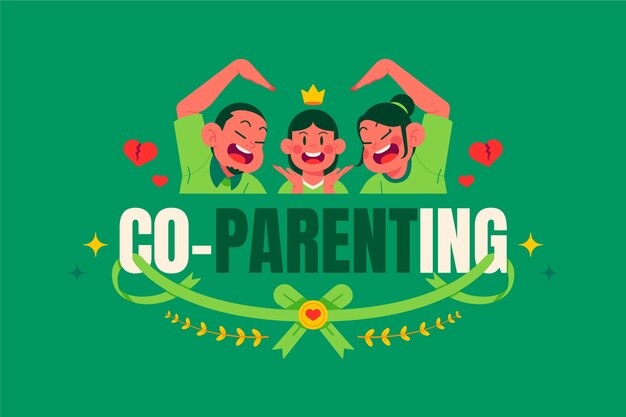 Co-parenting illustration