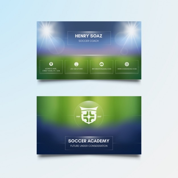 Coach business card