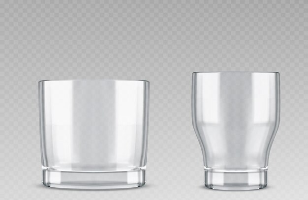 Cocktail glass for water or alcohol drinks