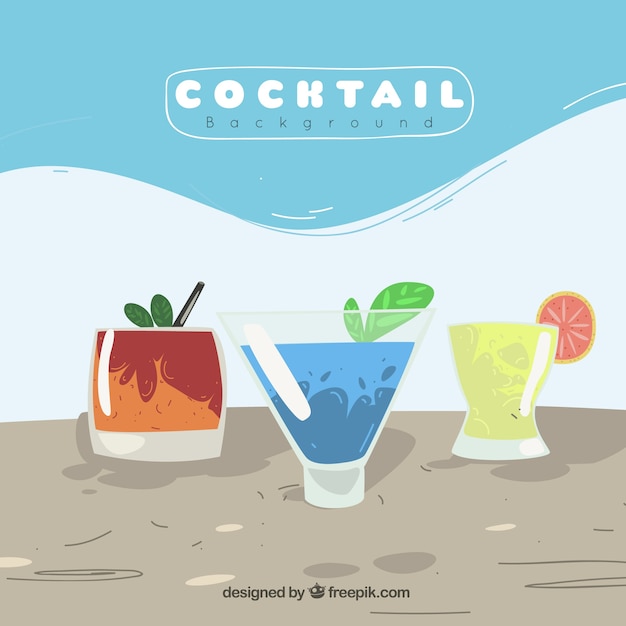 Cocktails background