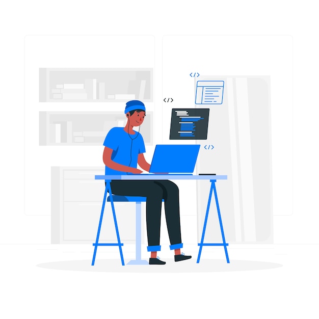 Coding concept illustration