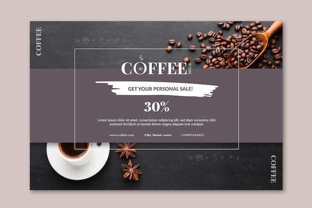 Coffee banner template