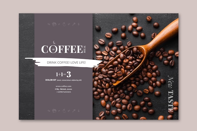 Coffee banner template