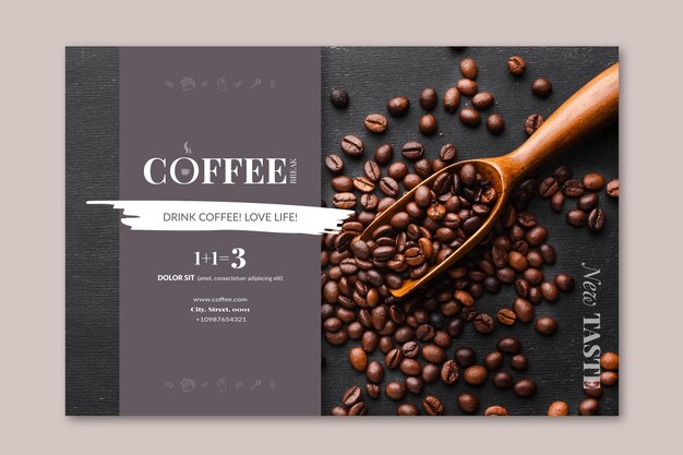coffee banner template