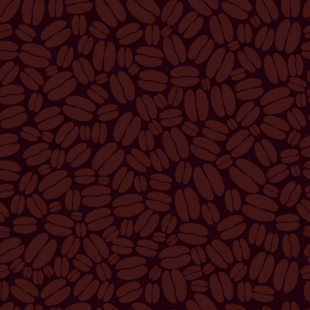 Free vector coffee beans pattern