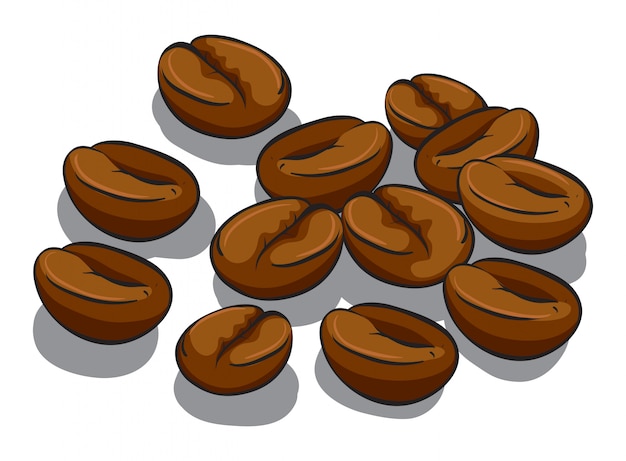 Free vector coffee beans