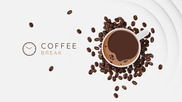 コーヒーブレイク 画像 無料のベクター ストックフォト Psd