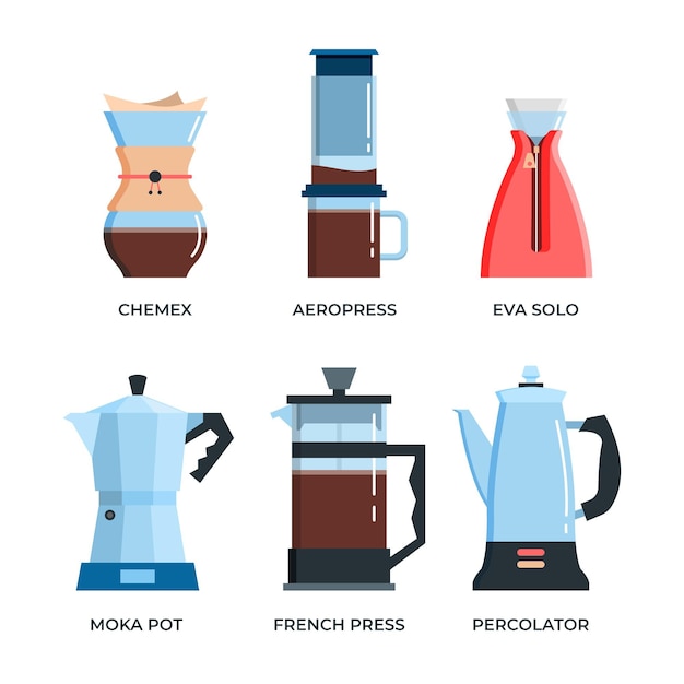 커피 양조 방법 개념