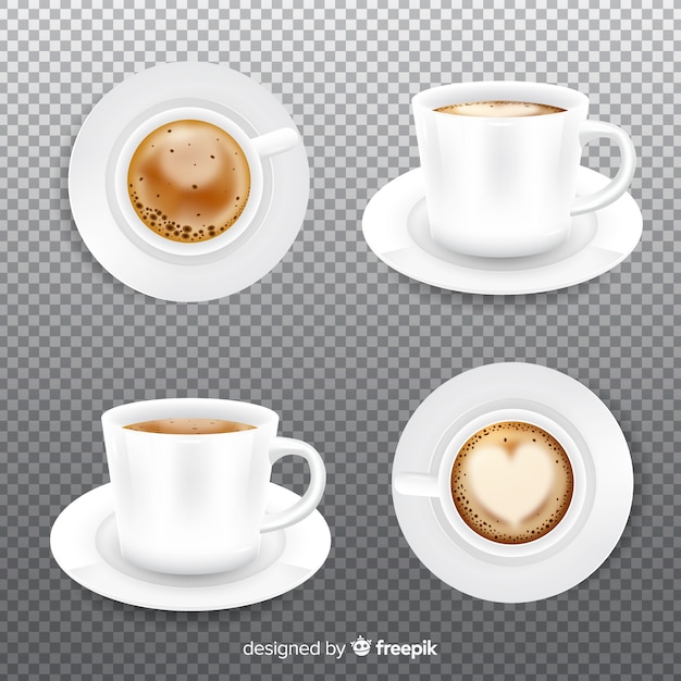 Free vector coffee cup collection