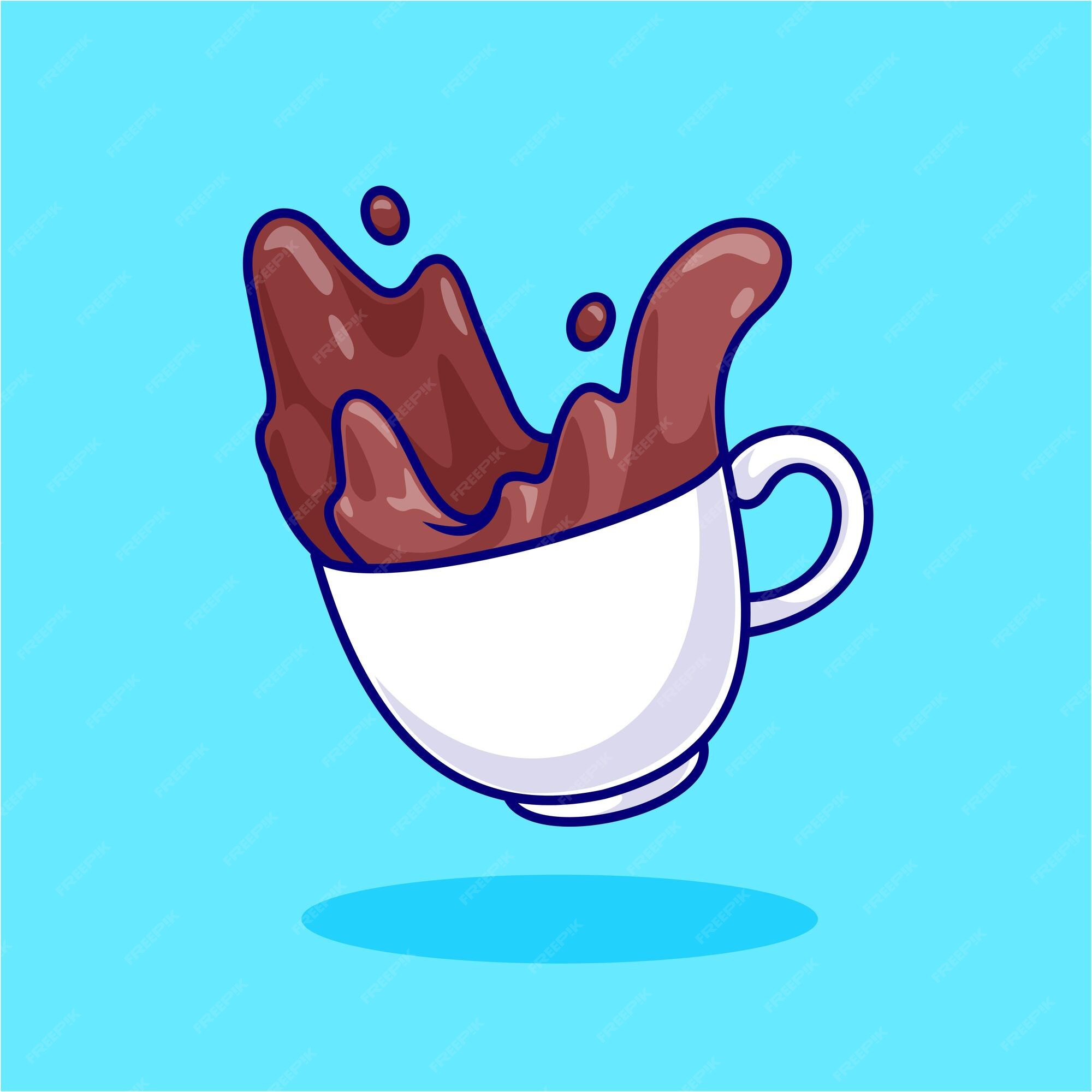 Cute Coffee Cup Cartoon Vector Icon Illustration. Food And Drink Icon  Concept Isolated Premium Vector. Flat Cartoon Style 8971135 Vector Art at  Vecteezy