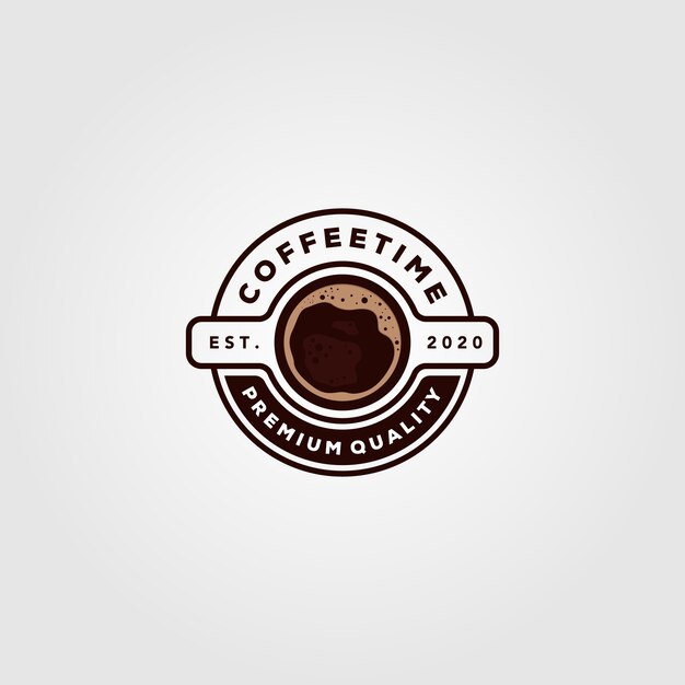 Download Free Coffee Time Logo Vector Premium Vector Use our free logo maker to create a logo and build your brand. Put your logo on business cards, promotional products, or your website for brand visibility.