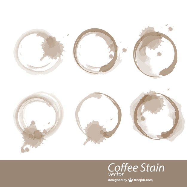 Coffee cup stains