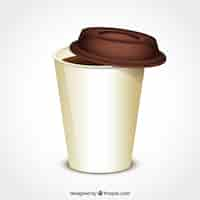 Free vector coffee cup for take away