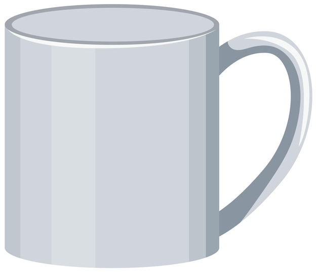 A coffee cup on white background
