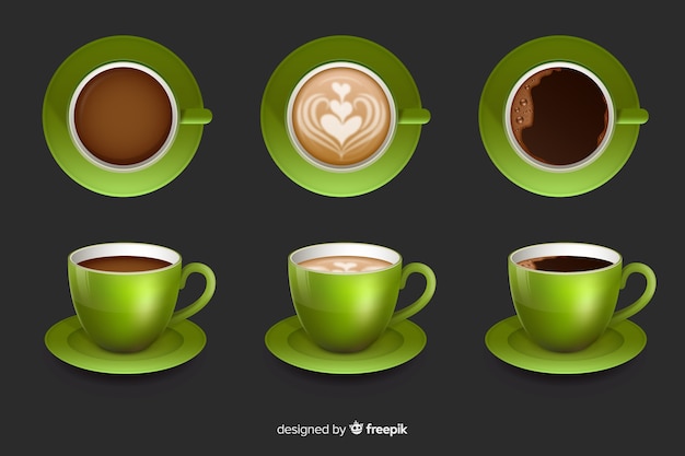 Free vector coffee cups