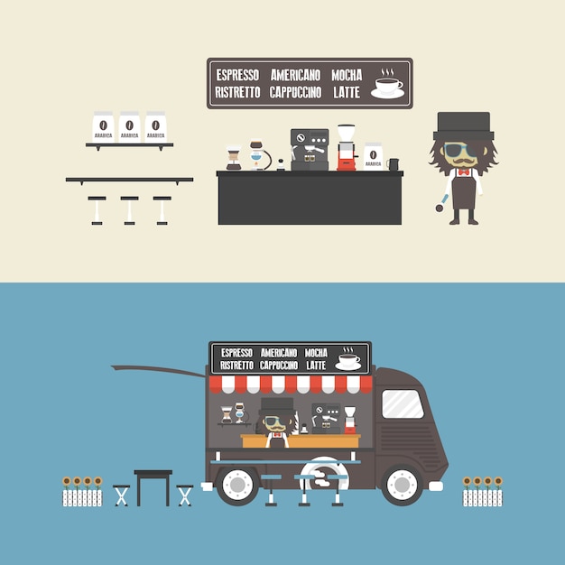 Free vector coffee designs collection