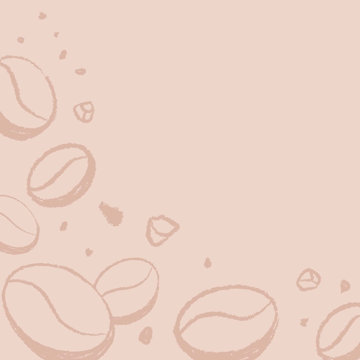 Free Vector coffee instagram post background vector