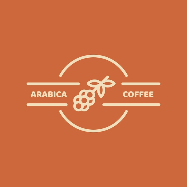 Free vector coffee logo template