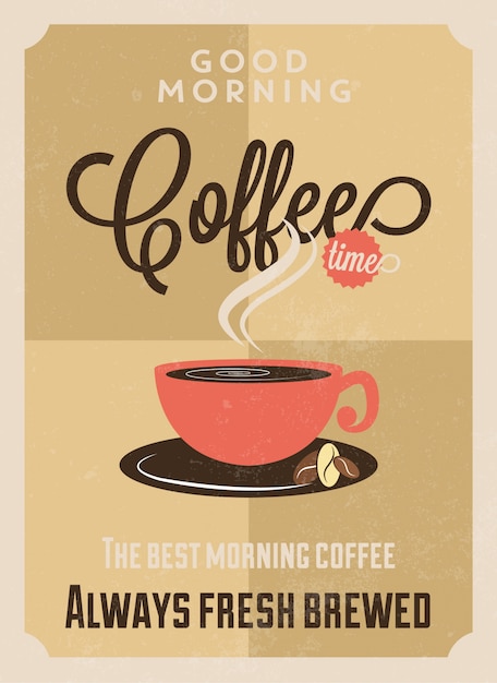 Coffee poster design