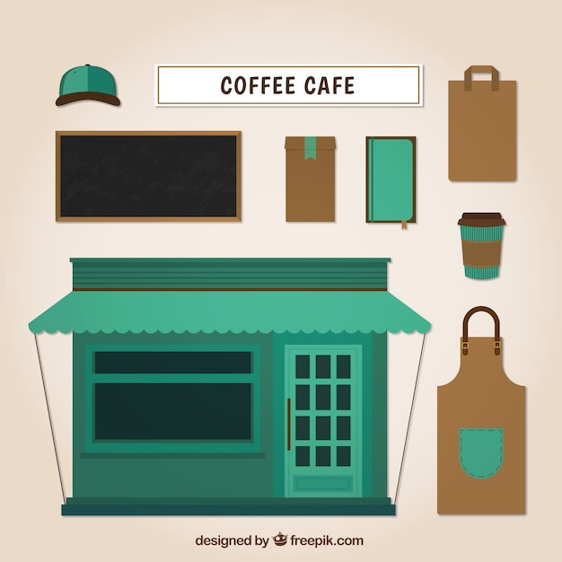 Coffee shop and cafe elements