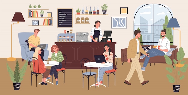 Coffee shop  illustration