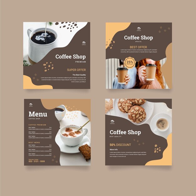 커피 숍 Instagram 게시물 모음