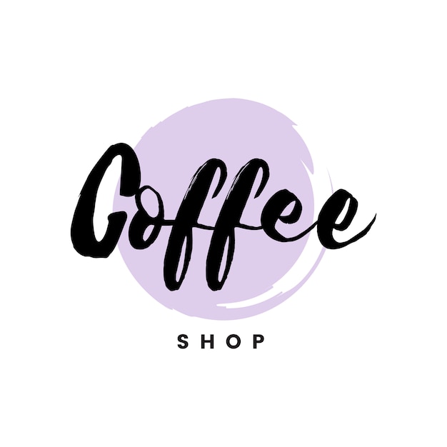 Логотип брендинга логотипа кофейни