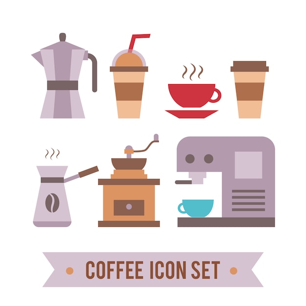 Coffee shop logo design template. Retro coffee emblem. 