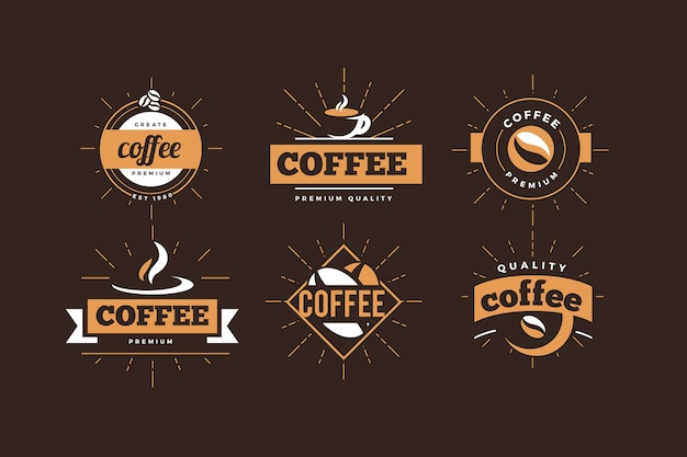 Download Free Logo Template For Coffee Business Design Free Vector Use our free logo maker to create a logo and build your brand. Put your logo on business cards, promotional products, or your website for brand visibility.