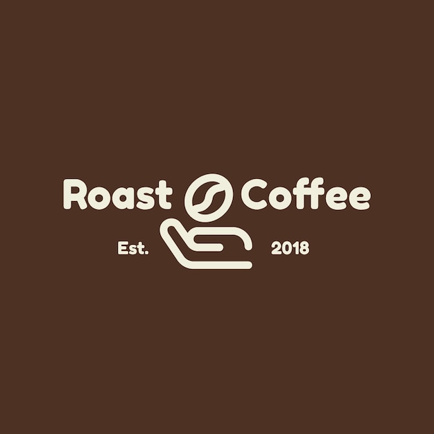 Free vector coffee shop logo template