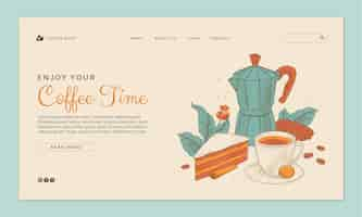 Free vector coffee shop template design