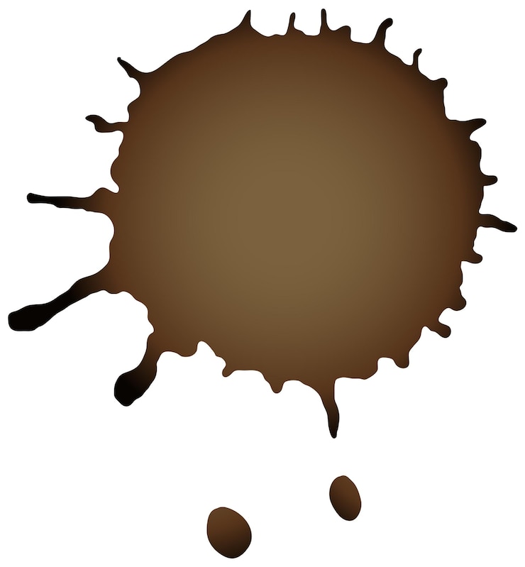 Free Vector coffee stain vector illustration