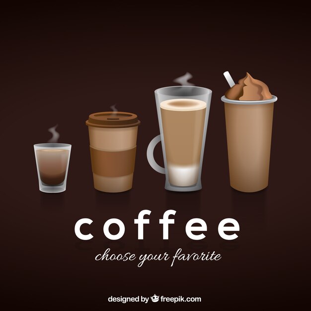 Coffee type background